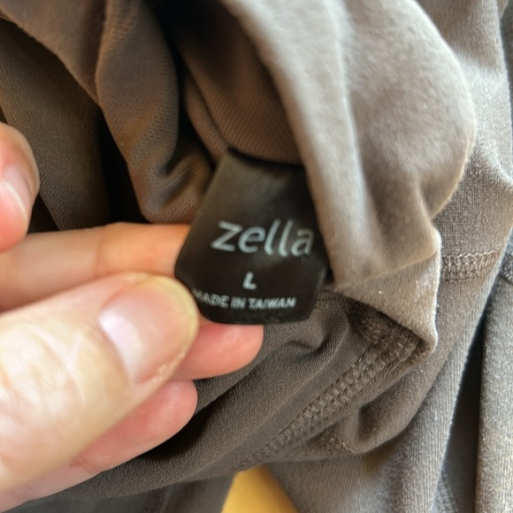 Zella Brown Jogger Designed Leggings | Size Large - Picture 9 of 10